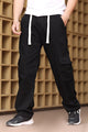 Denim Men's Relaxed Fit Straight Leg Baggy Jeans