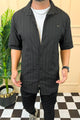 Turbo Wave Texture Crochet Casual Shirt
