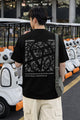 Turbo Blessing Style Graphic Tee In Black