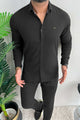 Turbo Organic MonoChromatic Long Sleeve Cotton Casual Shirt
