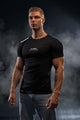 Turbo 'No Excuses' Grid-Tech Performance Dry-Fit Tee In Black