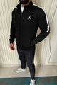 Jrdn Team Flight Training Men Zipper Upper In Black