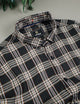 Turbo Tattersall Checkered Long Sleeve Cotton Casual Shirt