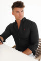 Polo Rph Lren Custom SlimFit Casual Shirt In Black
