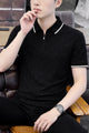 Regal Wear Collared Men's Polo Shirt In Black