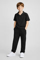 Turbo Street Comfort Collar Style Younger Kids Tracksuit In Black