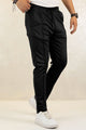 Turbo Fashion Smart Slim Fit Trouser In Black