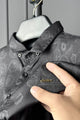 Turbo Splash Printed Long Sleeve Cotton Casual Shirt