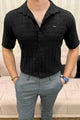 Turbo ShowOff Self Pattern Casual Shirt