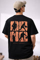 Turbo "Basketball League" Graphic Tee In Black