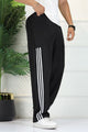 Adds Micro-Tech Half Stripes Loose Bottom Trouser