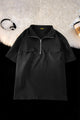 Turbo Long Zip Style Men's Polo T-Shirt