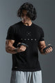 Turbo Scan Energy Breathable Mesh Dry-Fit Tee In Black