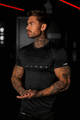 Turbo Scan Energy Breathable Mesh Dry-Fit Tee In Black