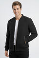 Regular Fit Club Imported Light Weight Jacket In Black