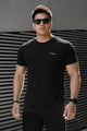 Turbo 'The Repeater' Performance Dry-Fit Tee In Black