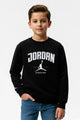 Jrdn Flight Heritage Crew Neck Unisex Kids Sweatshirt