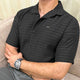 Turbo Snitch Striped Casual Shirt In Black