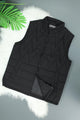 Sleeveless Reversible Perashoot Imported Men's Gilet In Black