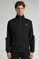 Jrdn Team Flight Training Men Zipper Upper In Black
