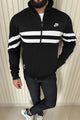 Nke Track Top "Pitch" Men Zipper Upper In Black