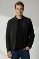 Winter Essential Imported Suede Leather Jacket In Black