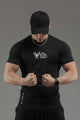 Turbo 'Action-Ready' Graphic Mesh Dry-Fit Tee In Black
