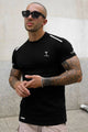 Turbo Elite Performance Series Dry-Fit Tee In Black
