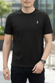 Polo Rph Lren Essential Round Neck T-shirt In Black
