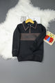 Lcste Block Panel Coller Style Unisex Kids SweatShirt