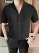 Turbo Artistic Touch Comfort Casual Shirt In Black