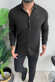 Turbo Self Lining Long Sleeve Cotton Casual Shirt