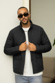 Turbo Placket Pockets Quilted Puffer Jacket