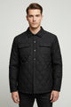 Regular Fit Self Design Imported Puffer Jacket