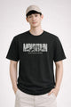 Mens Mountain Typography Graphic Tee