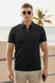 Turbo Holiday Outfit Stitchless Zip Style Men's Polo Shirt