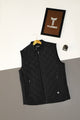 Diamond Quilted Heritage Vest Imported Men's Gilet In Black