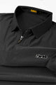 Turbo Abstract Symmetry Zip-Collar Men's Polo Shirt