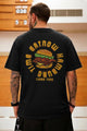 Men's Time Eat Now Typography Graphic Tee