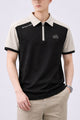 Turbo Constructed Fit Men's Polo Shirt In Black