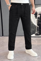 Tmy Drawstring Waist Elastic Slim-Fit Trouser