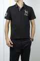 Turbo Polo Club Horse Pony Badge Men's Polo Shirt