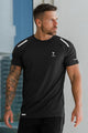Turbo Elite Performance Series Dry-Fit Tee In Black