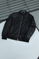 Comfy Cozy Rib Style Imported Light Weight Jacket In Black
