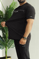 Turbo Motivational Quote ClimaCool Dry-Fit Tee In Black