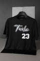 Turbo Heritage '23' Throwback Script Dry-Fit Tee In Black