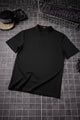 Elegance Fit Henley Neck Button Tee