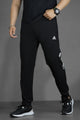 Adds Iconic Running Elastic Dry-Fit Trouser In Black