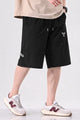 Oversized  Fashion Streetwear Sports Gym Shorts In Black