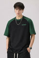Turbo Culture Relaxed Color-Blocked Tee In Black